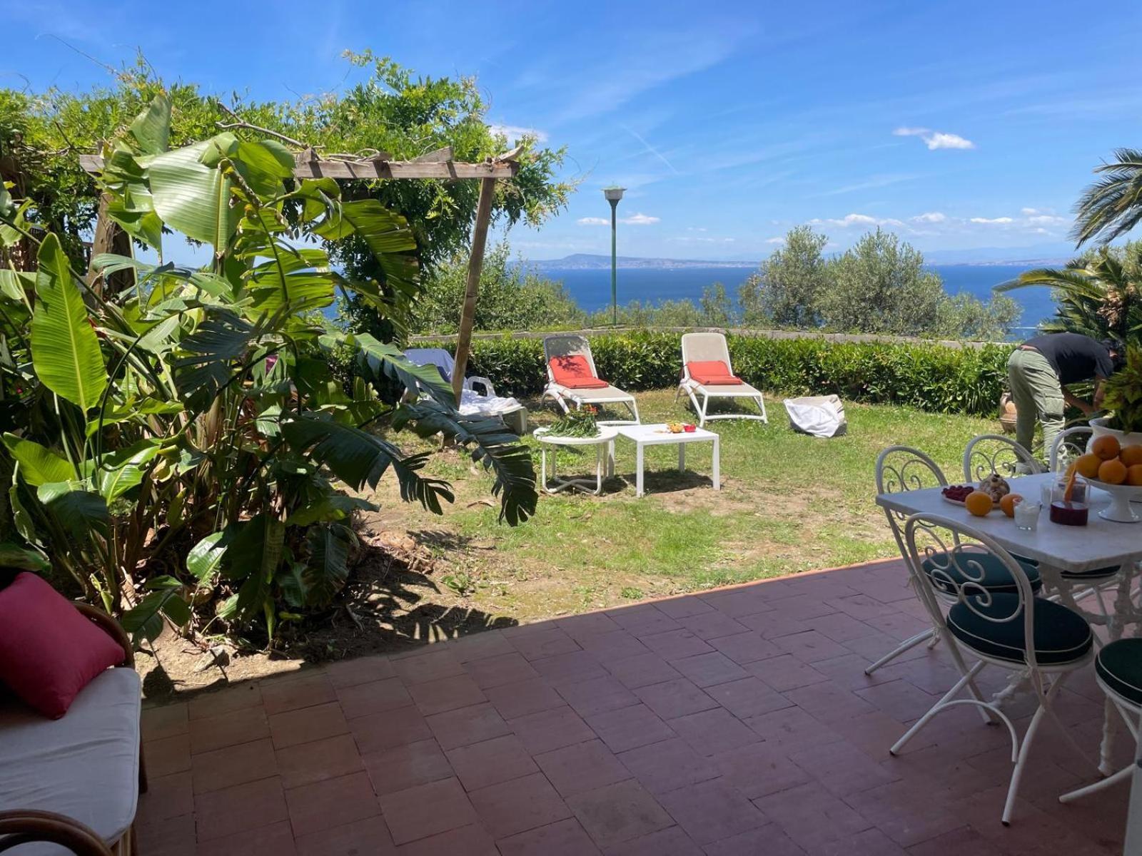 Un Paradiso A Sorrento Con Piscina Масса-Лубренсе Екстер'єр фото